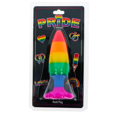 Hunk Plug Arcobaleno Large in Silicone Sicuro – Orgoglio e Stile